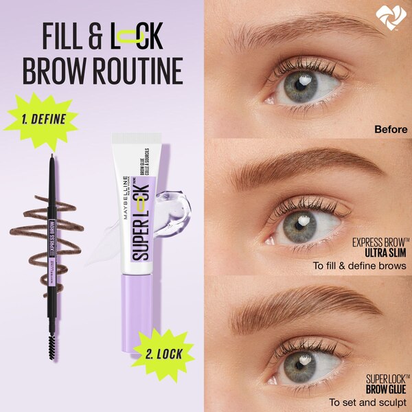 Maybelline SuperLock Brow Glue, Clear