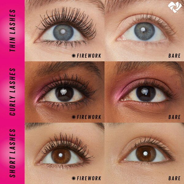 Maybelline New York Lash Sensations Firework Mascara, Washable Electro Black