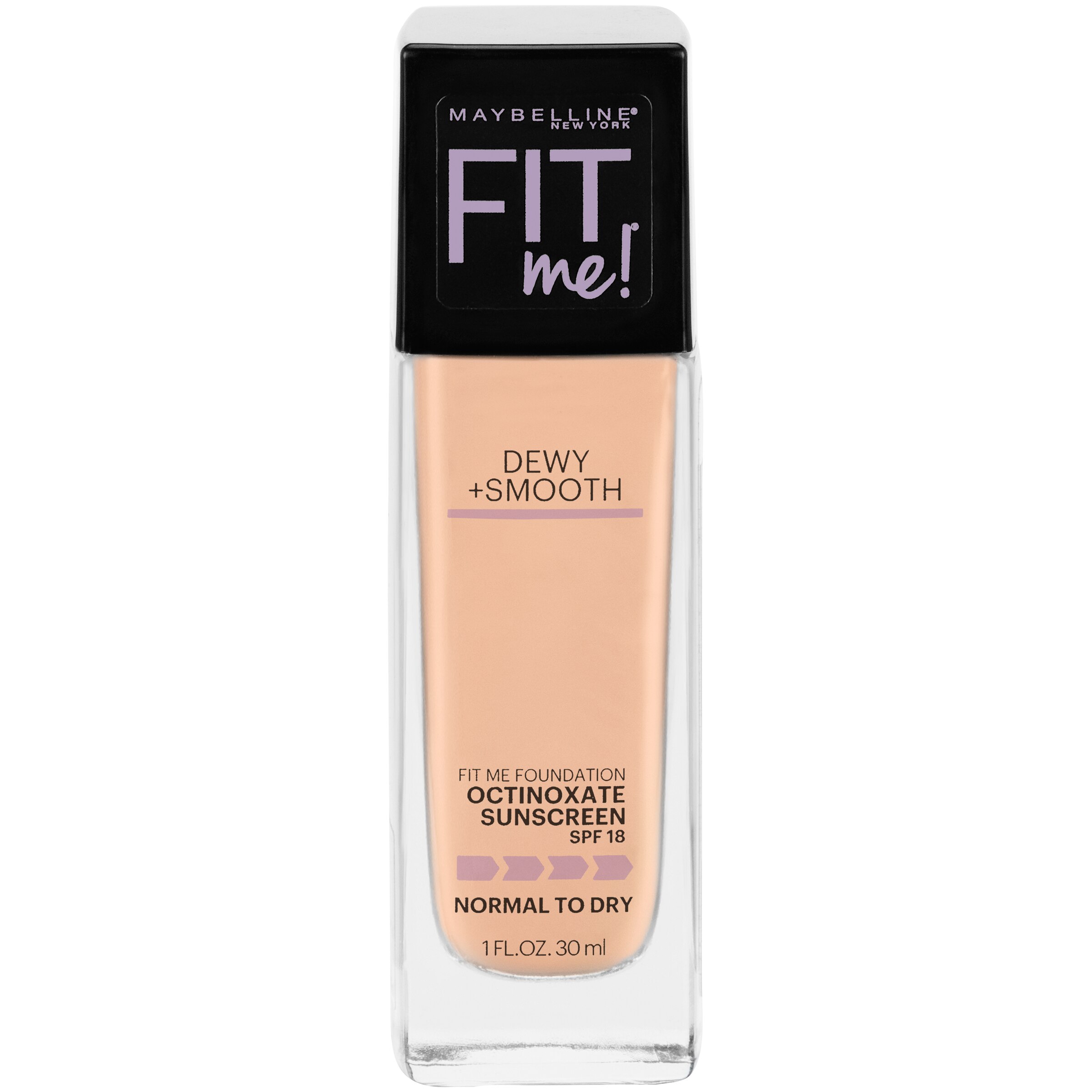 Maybelline Fit Me! Dewy + Smooth Foundation, 125 Nude Beige