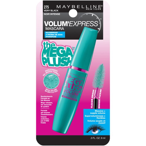 Maybelline Volum' Express The Mega Plush Waterproof Mascara