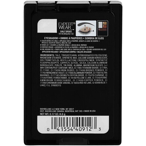 Maybelline Expert Wear Eyeshadow Quads