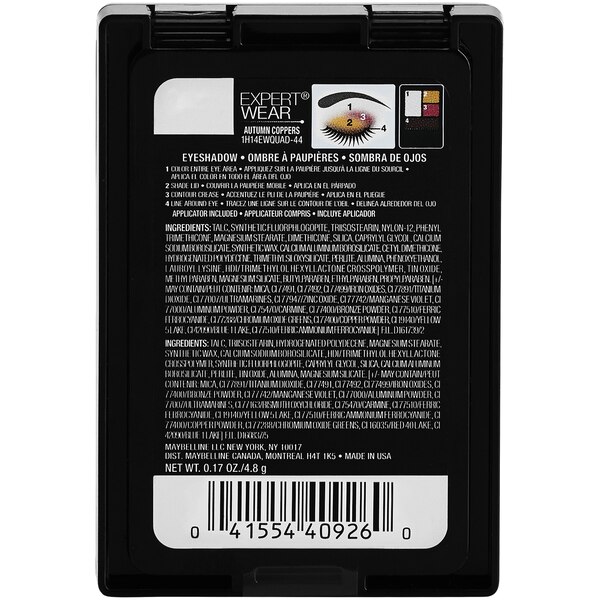 Maybelline Expert Wear Eyeshadow Quads