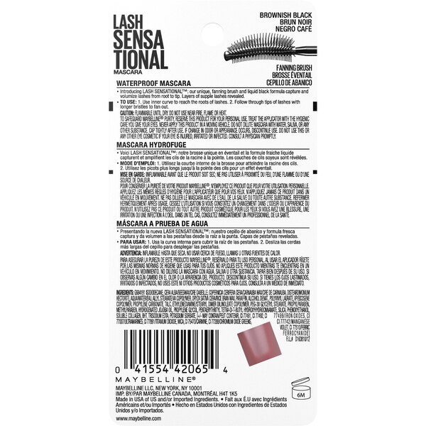 Maybelline Lash Sensational Waterproof Mascara