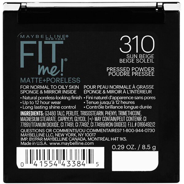 Maybelline Fit Me Matte + Poreless Pressed Face Powder
