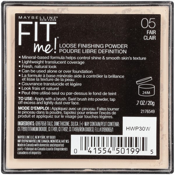 Maybelline Fit Me Loose Finishing Powder 0.7 OZ