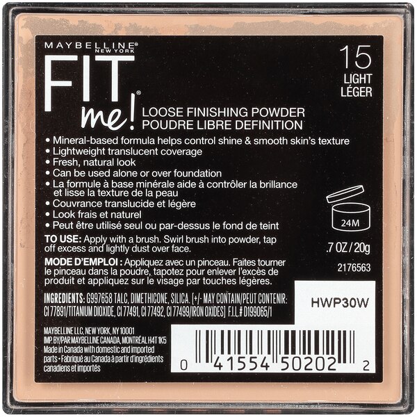 Maybelline Fit Me Loose Finishing Powder 0.7 OZ