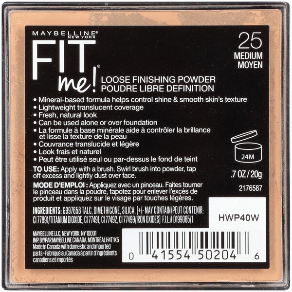 Maybelline Fit Me Loose Finishing Powder 0.7 OZ