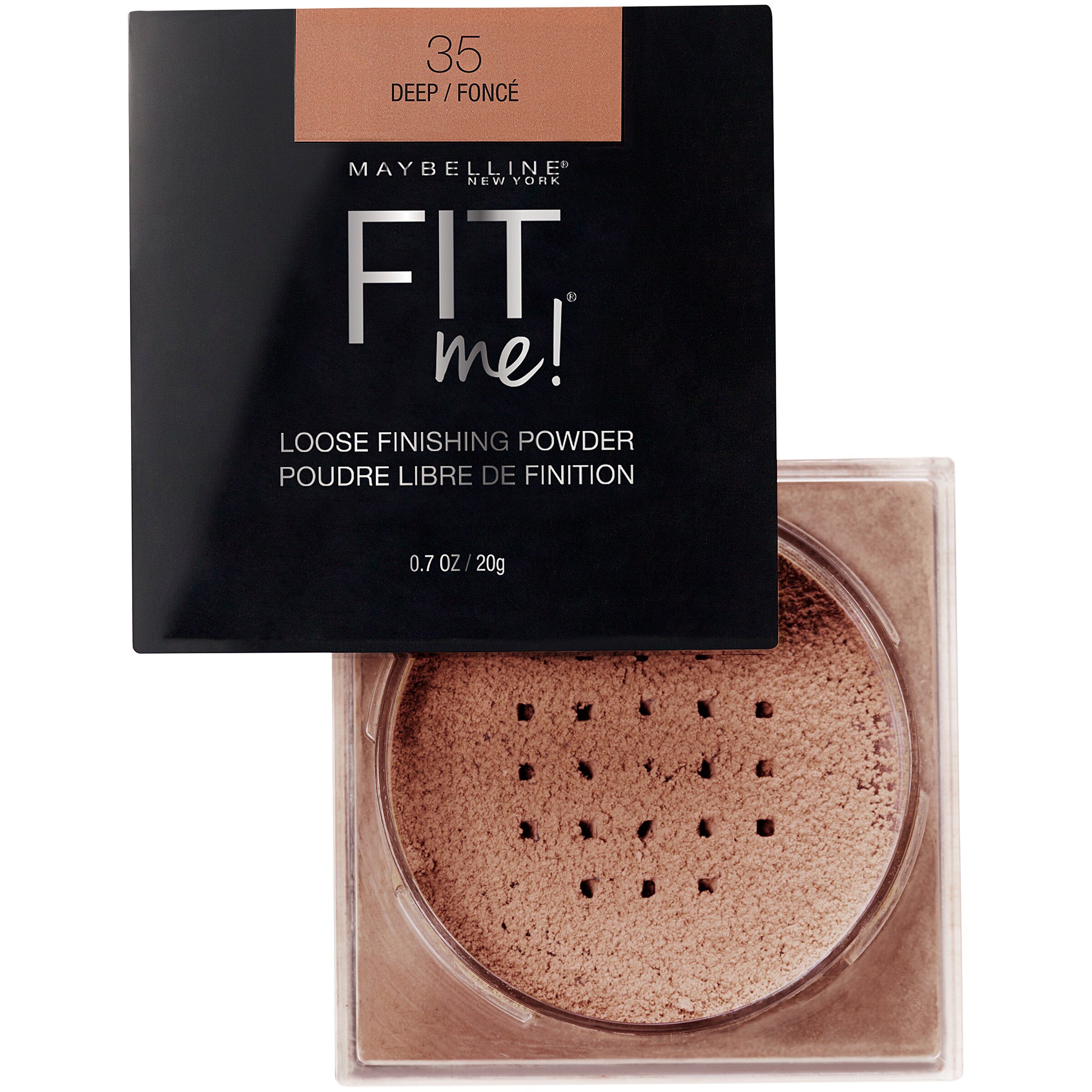 Maybelline Fit Me Loose Finishing Powder 0.7 OZ, Deep