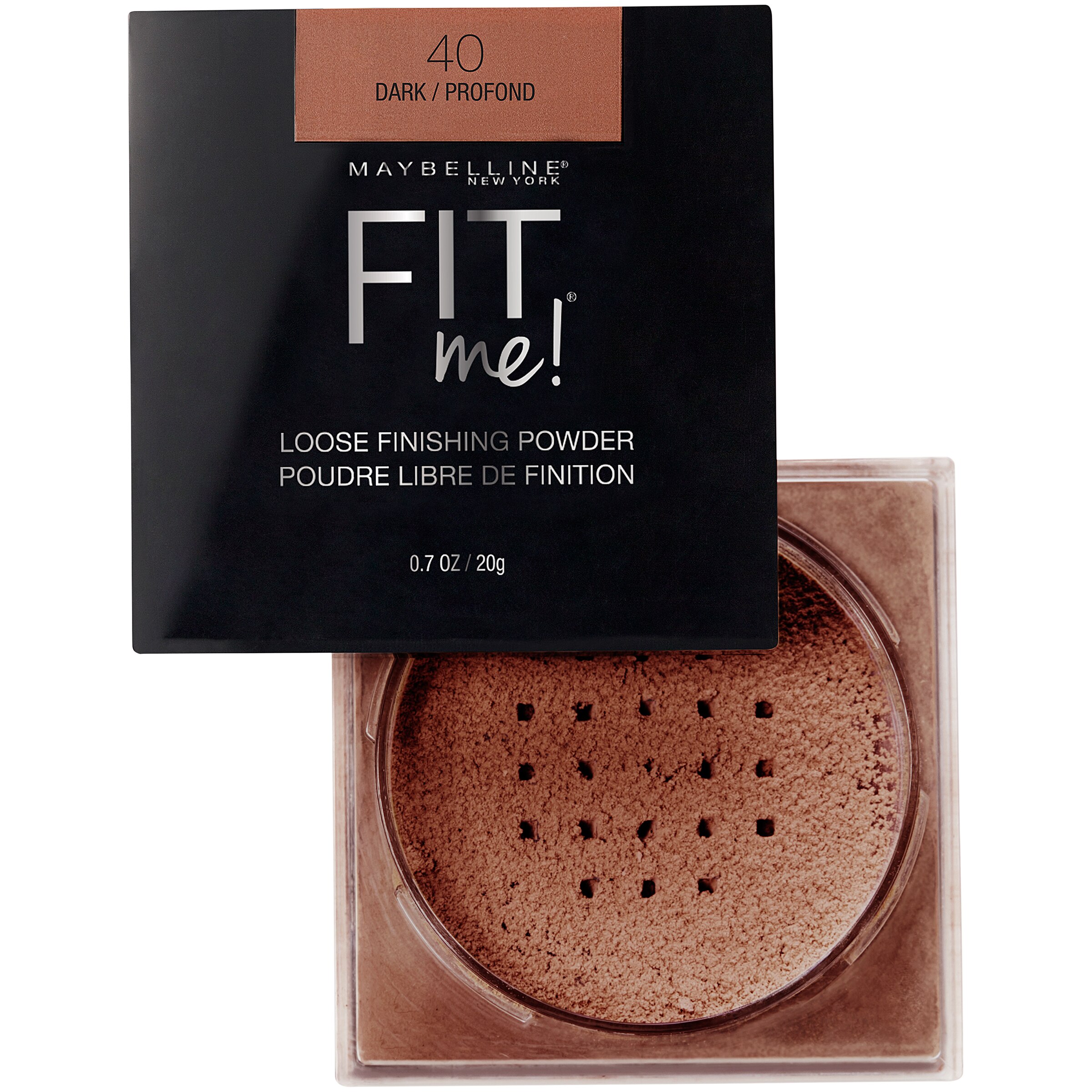 Maybelline Fit Me Loose Finishing Powder 0.7 OZ, Dark