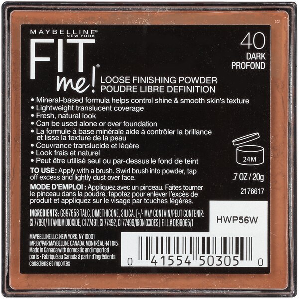 Maybelline Fit Me Loose Finishing Powder 0.7 OZ