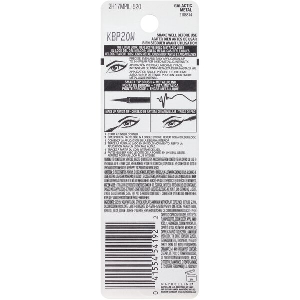 Maybelline Master Precise Metallic Ink Liquid Eyeliner 0.06 OZ