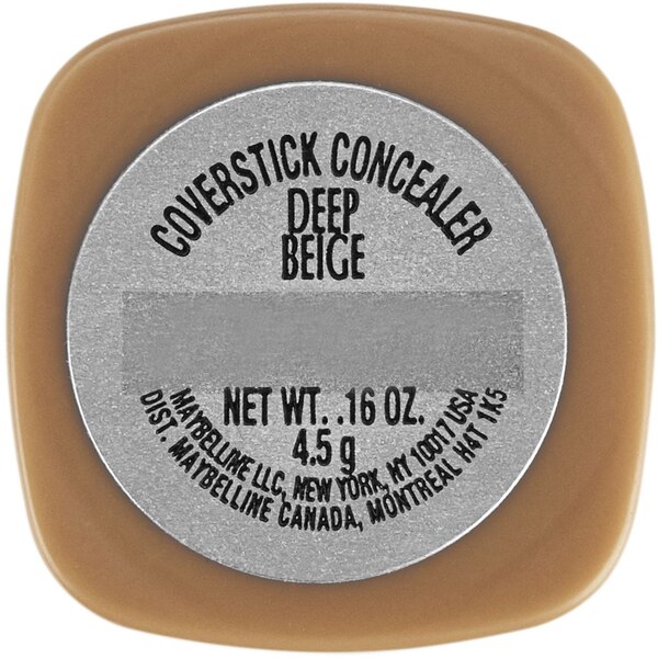 Maybelline Cover Stick Corrector Concealer, Deep Beige, 0.16 oz