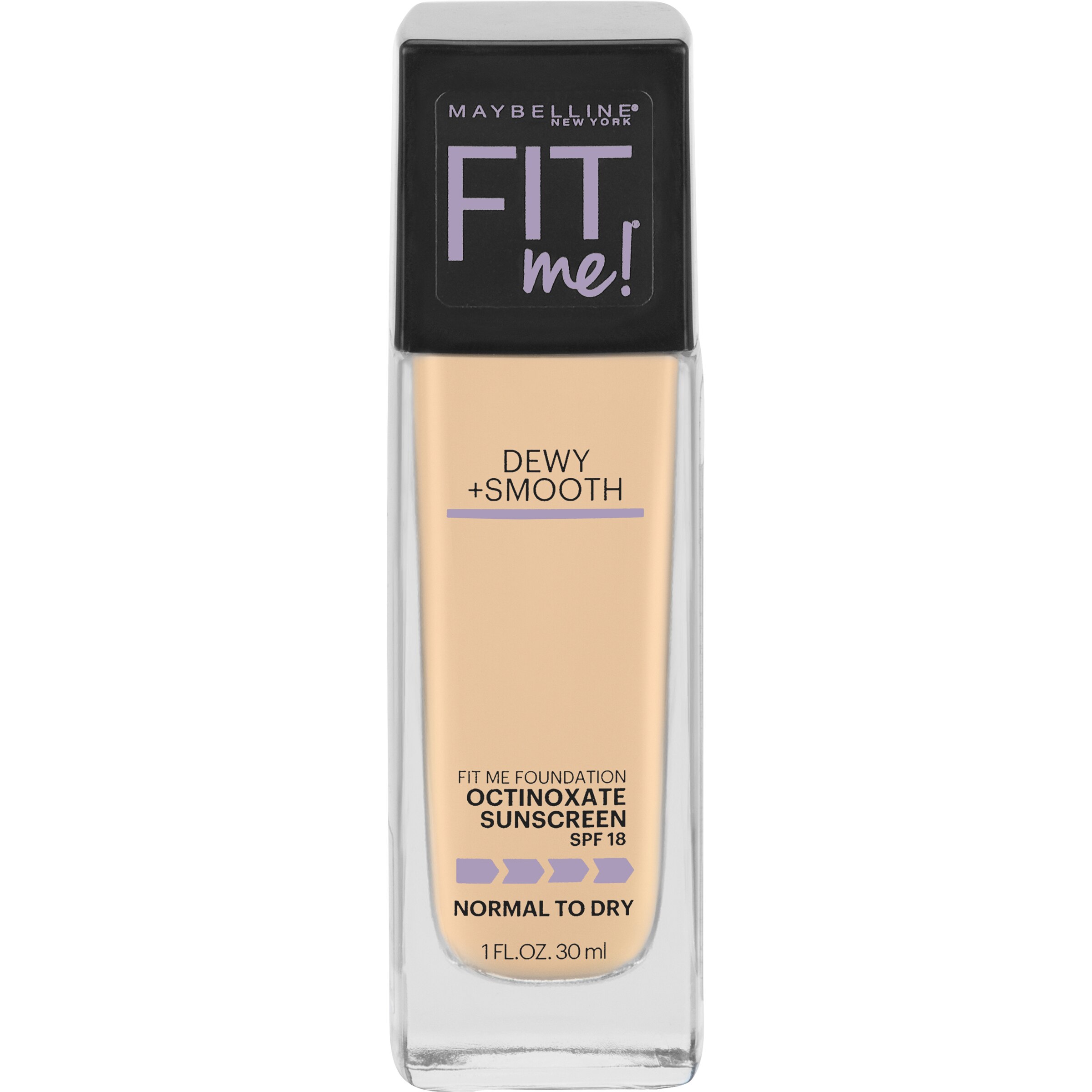 Maybelline Fit Me! Dewy + Smooth Liquid Foundation, Fair Ivory