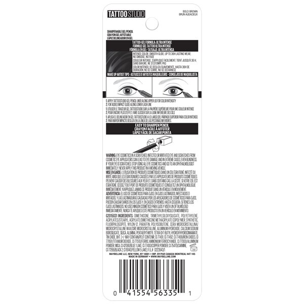 Maybelline Tattoo Studio Gel Pencil Eyeliner
