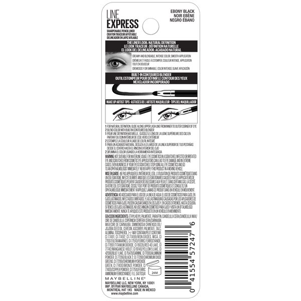Maybelline Line Express Sharpenable Wood Pencil Eyeliner