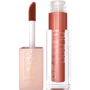 Maybelline Lifter Gloss Lip Gloss Makeup With Hyaluronic Acid, Heat, Petal, Brass, Reef, Ice, Silk, Moon, Opal, Topaz, Stone, Bubblegum, Taffy, Gummy Bear, Sweetheart, Pearl