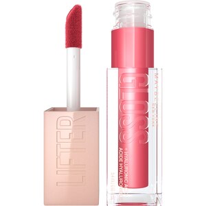 Maybelline Lifter Gloss Lip Gloss Makeup With Hyaluronic Acid, Heat, Petal, Brass, Reef, Ice, Silk, Moon, Opal, Topaz, Stone, Bubblegum, Taffy, Gummy Bear, Sweetheart, Pearl