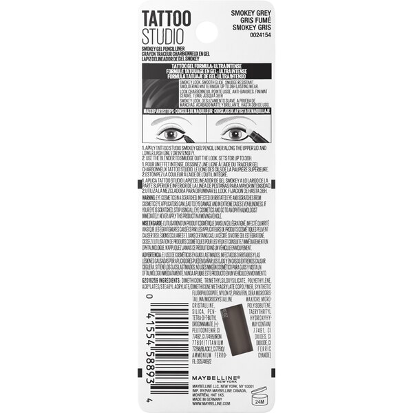 Maybelline Tattoo Studio Smokey Gel Pencil Eyeliner