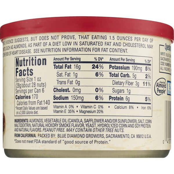 Blue Diamond Almonds, 6 oz