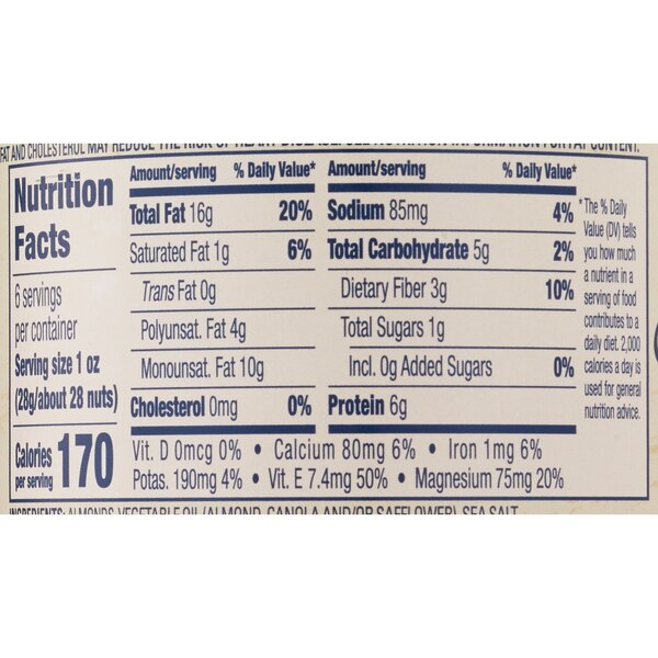 Blue Diamond Almonds, 6 oz