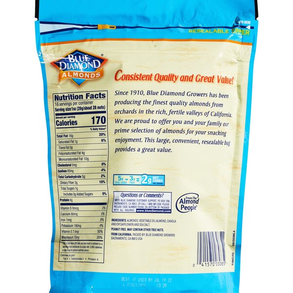 Blue Diamond Almonds, 16 oz