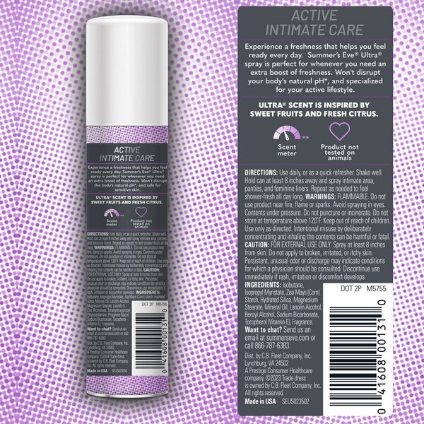Summer's Eve Feminine Deodorant Spray