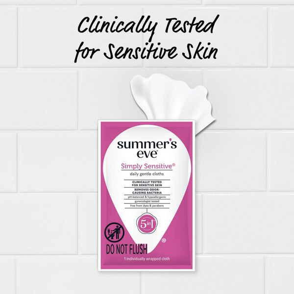 Summers Eve Simply Sensitive Wipes 