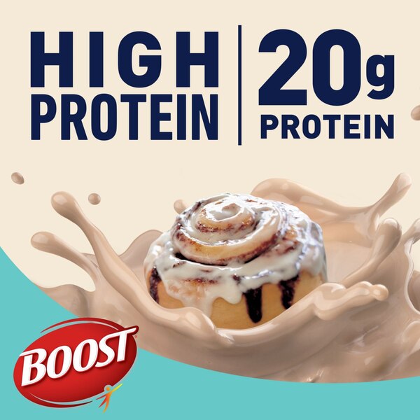 BOOST High Protein Cinnabon Nutritional Drink, 6 PK