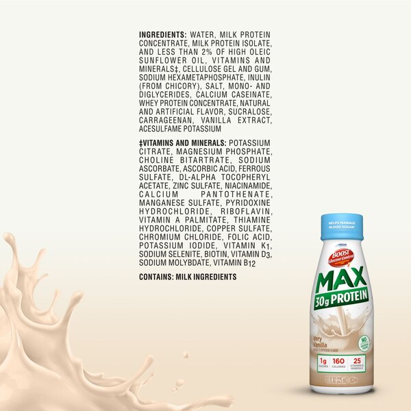 BOOST GLUCOSE CONTROL HP VANILLA