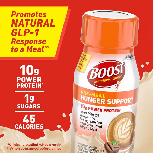BOOST Pre-Meal Hunger Support, Mocha, 4.2 FL OZ
