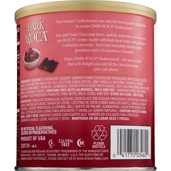 Brown & Haley Dark Roca Buttercrunch Toffee