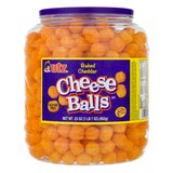 Utz Cheddar Cheese Ball Barrel 23 oz, thumbnail image