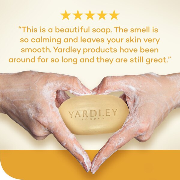 Yardley of London - Jabón de tocador, Oatmeal & Almond, 2 u.