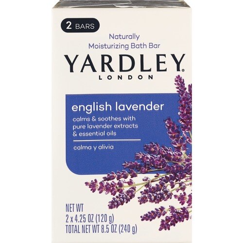 Yardley of London English Lavender Bar Soap, 2CT