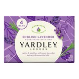 Yardley London Moisturizing Bath Bar, English Lavender, 4.25 OZ, 4 CT, thumbnail image