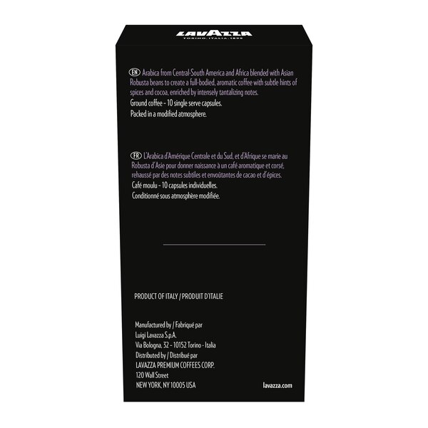 Lavazza NCC Capsules Espresso Lungo, 10 ct, 1.9 oz