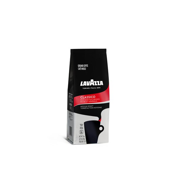 Lavazza Classico Gound Coffee, Medium Roast, 12 oz