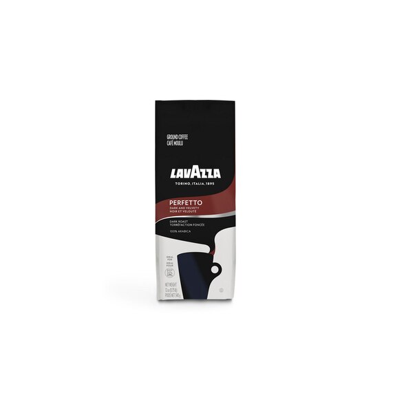 Lavazza Perfetto Gound Coffee, Dark Roast, 12 oz