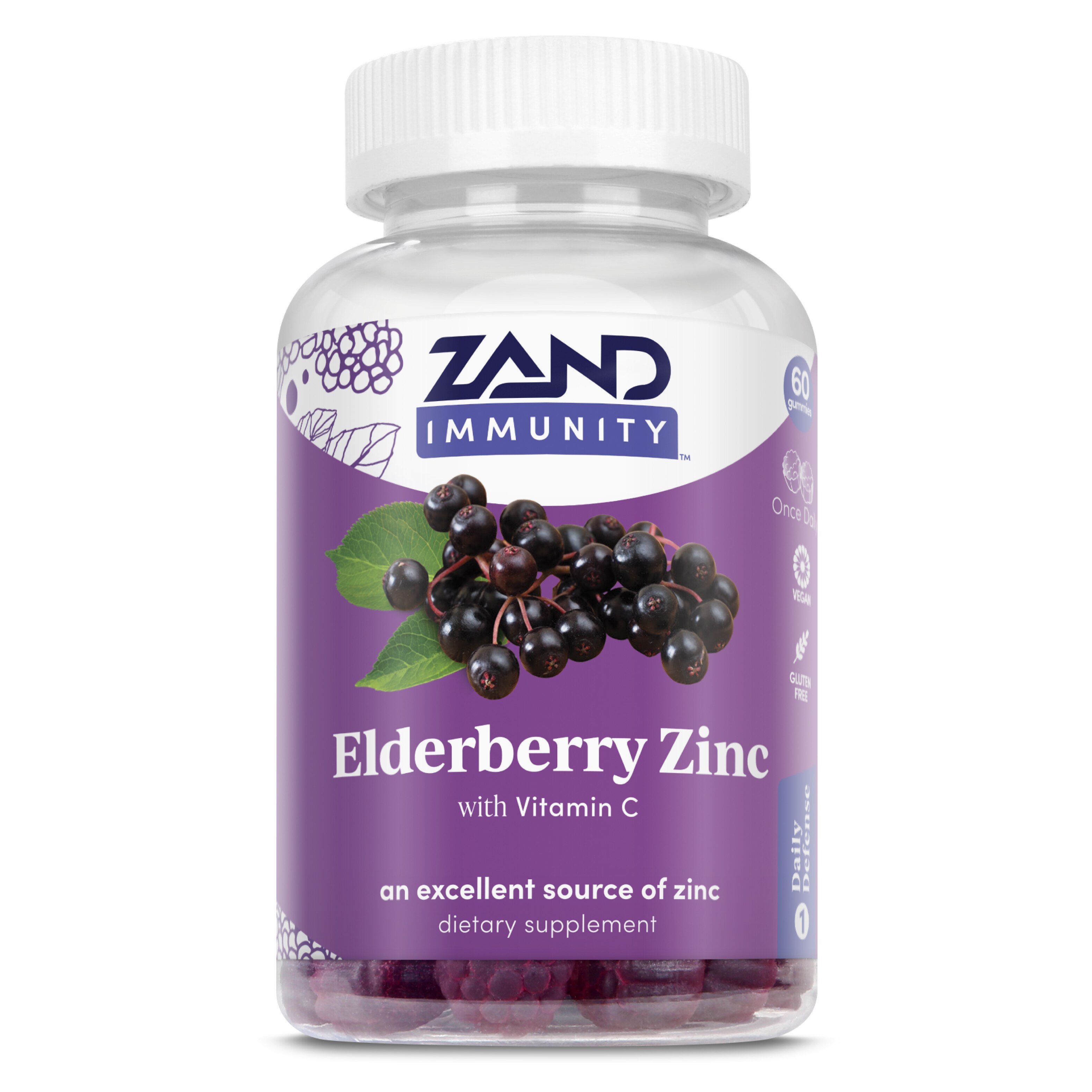 Zand Immunity Gummies Elderberry Zinc