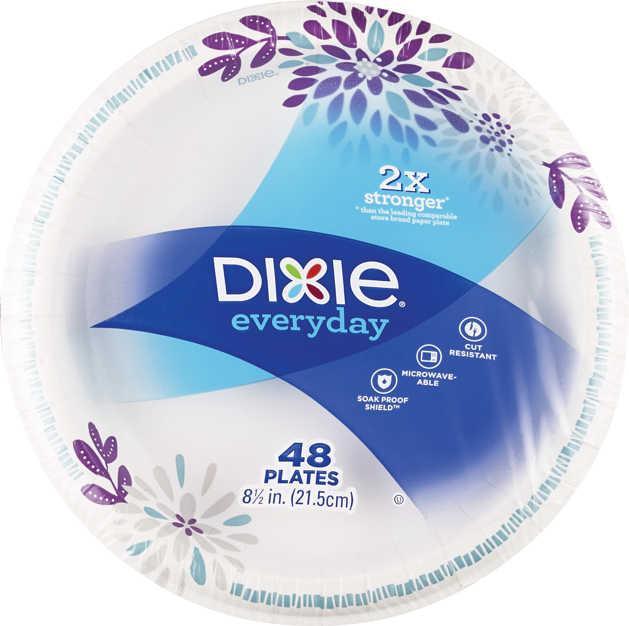 Dixie Everyday 8 - Platos descartables de 1/2"