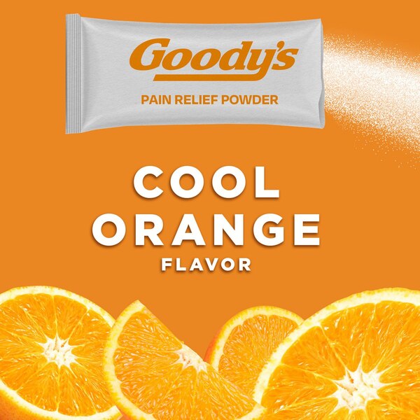 Goody's Extra Strength Headache Powders, Cool Orange Flavor, 24 CT