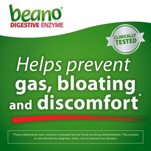Beano Gas Prevention and Digestive Enzyme Tablets