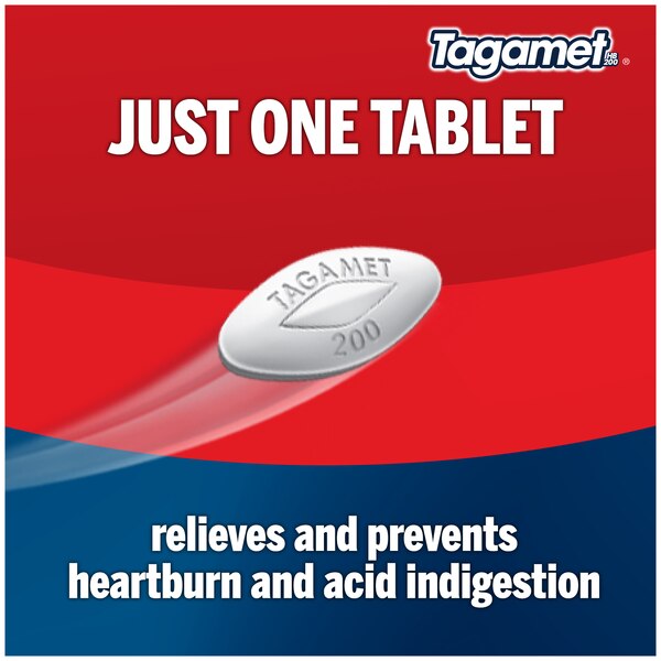 Tagamet HB 200 mg Acid Reducer and Heartburn Relief Tablets