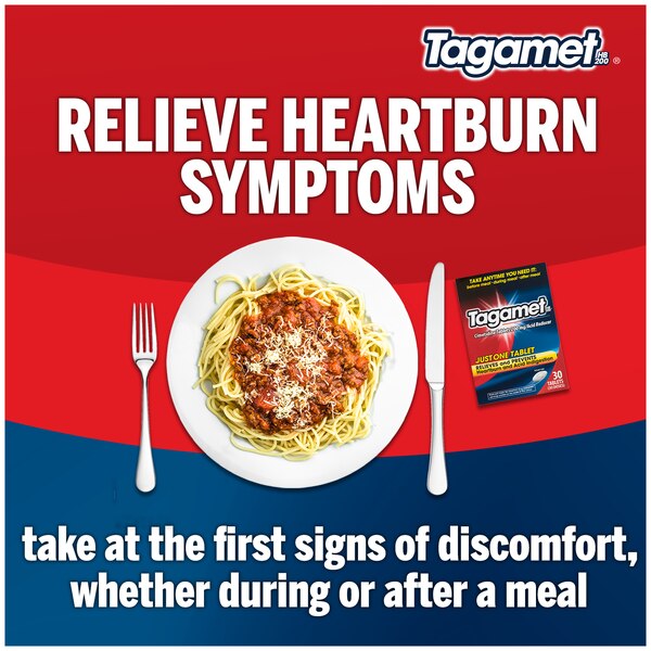 Tagamet HB 200 mg Acid Reducer and Heartburn Relief Tablets