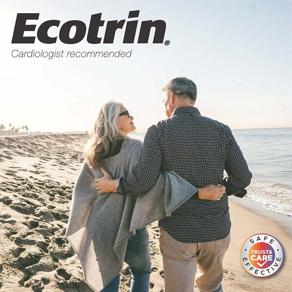 Ecotrin Regular Strength Arthritis Pain Safety Coated Aspirin Tablets, 125 CT