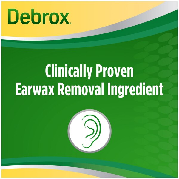 Debrox Earwax Removal Kit, 0.5 fl oz Ear Drops & Bulb Ear Syringe