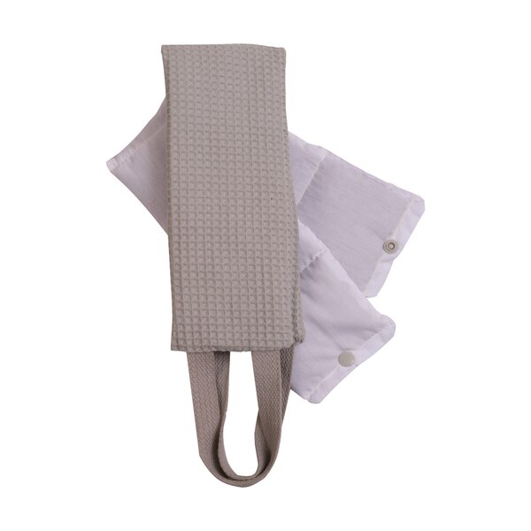 Vivi Relax-a-Bac All-Natural Hot Cold Therapy Scarf Wrap, Gray