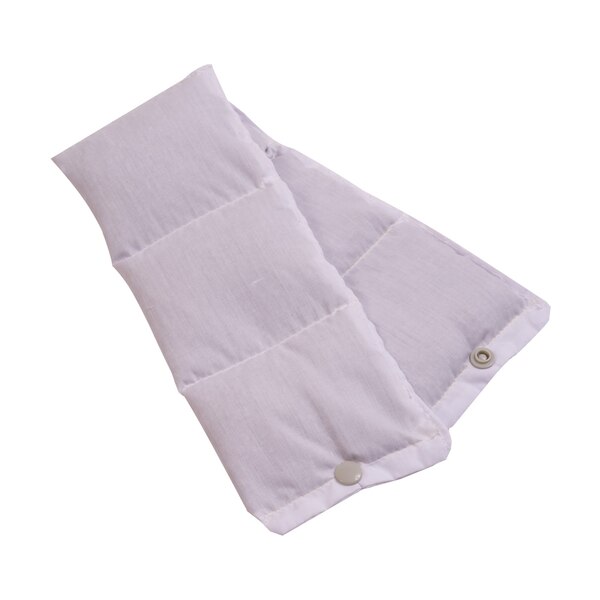 Vivi Relax-a-Bac All-Natural Hot Cold Therapy Scarf Wrap, Gray