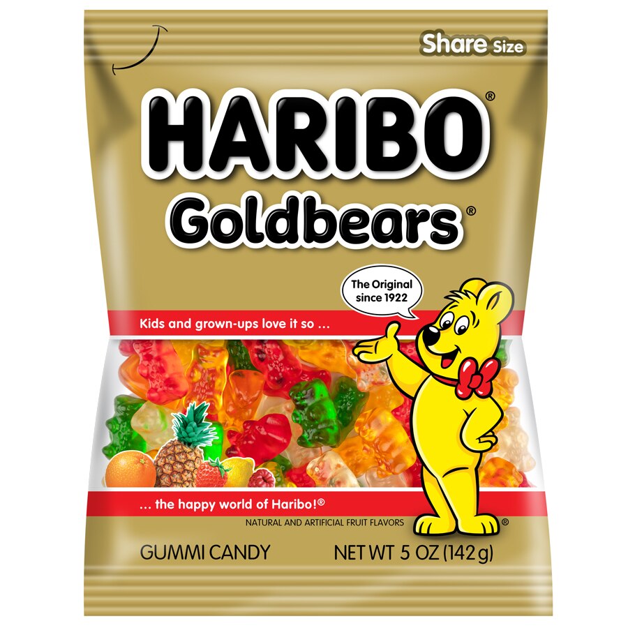 Haribo Gold Bears Original Gummi Candy, 5 OZ