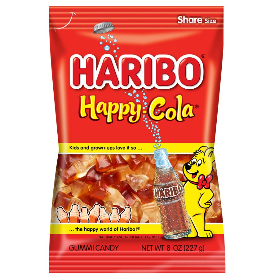 Haribo Happy Cola Gummi Candy, 8 OZ